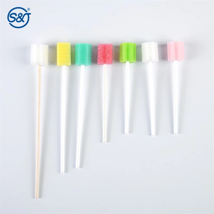 Disposable Oral Care Sponge Swabs